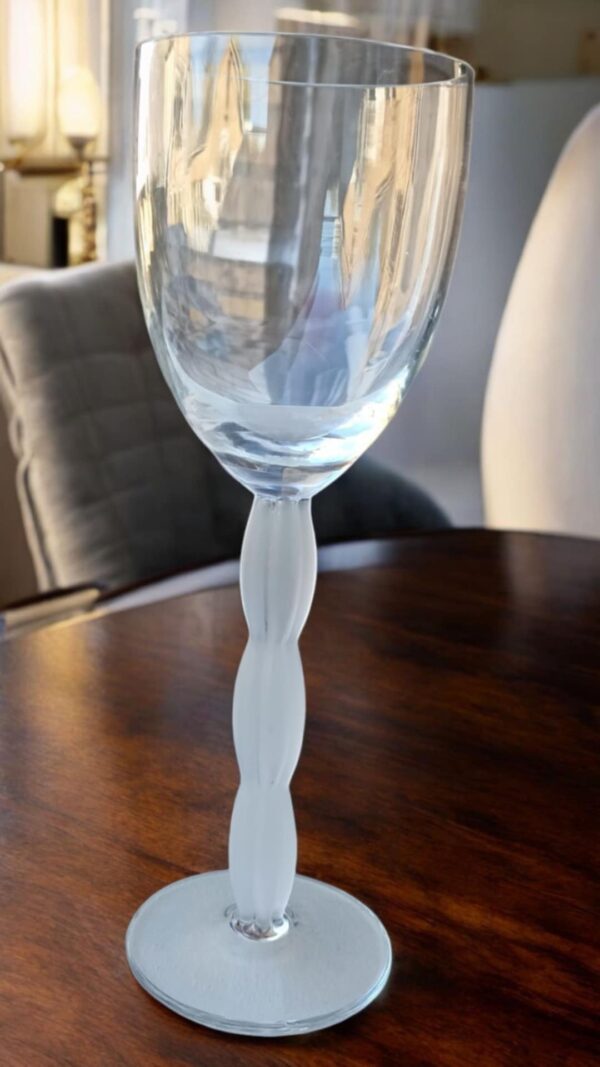 Glas Weinglas Edel Vintage Gefrostet – Bild 2