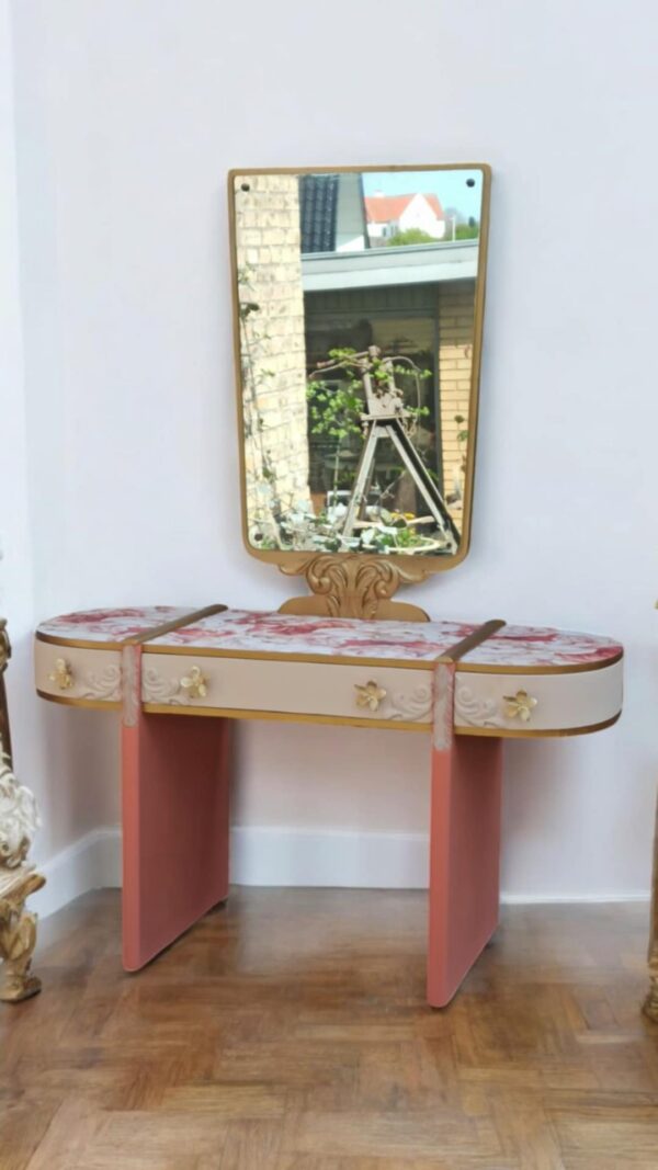 Schminktisch Spiegeltisch Tisch Shabby upcycling Mei – Bild 3