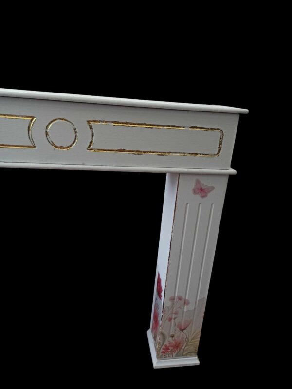 Kaminumrandung Shabby Kamin Vintage Upcycling Kamila – Bild 5