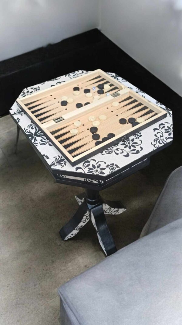 Spieltisch Beistelltisch Gothic Vintage Upcycling Betti – Bild 7