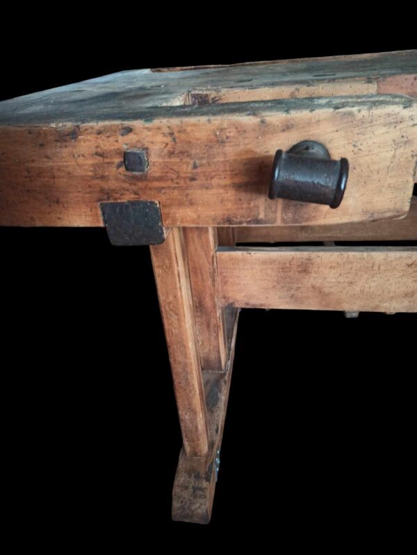 Hobelbank Hobeltisch Arbeitstisch Tisch Vintage Upcycling Berta – Bild 9