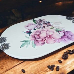 Tablett Groß Blume Shabby Vintage Upcycling