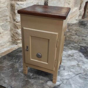 Schrank Kommode Kühlschrank Regal Antik Shabby Vintage Creme Vintage Upcycling