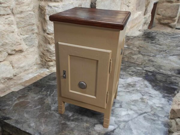 Schrank Kommode Kühlschrank Regal Antik Shabby Vintage Creme Vintage Upcycling