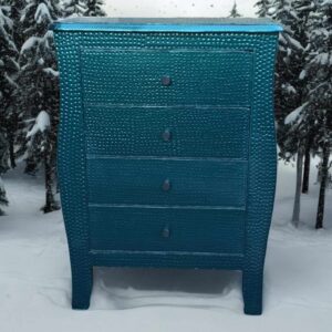 Kommode Metallschrank Petrol Schubladenschrank Beistellschrank Metall Vintage Upcycling