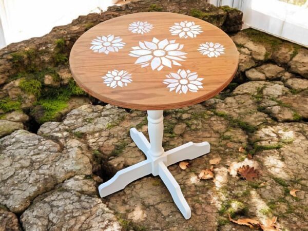 Tisch Beistelltisch shabby Vintage Upcycling Henri – Bild 4