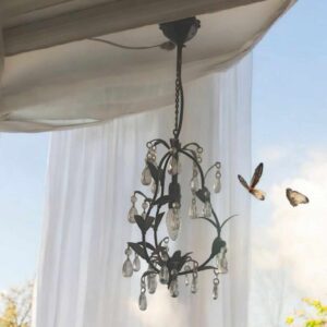 Lampe Hängelampe Shabby Eisen schwarz