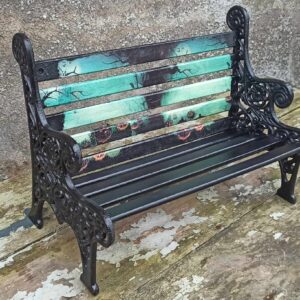 Puppenbank Bank Gothic shabby Vintage Upcycling Björn