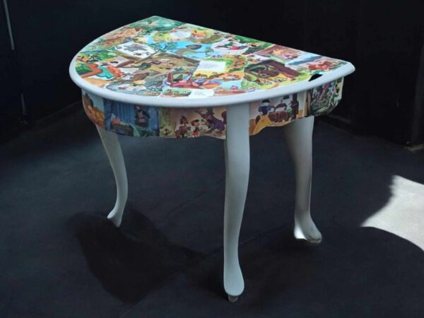 Tisch Holztisch Kindlich Märchen Shabby Vintage Upcycling Max