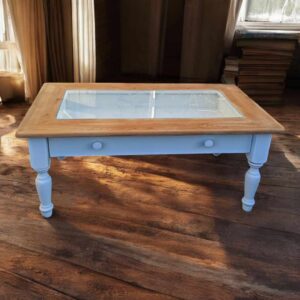 Tisch Couchtisch Shabby weiß shabby landhaus Vintage Upcycling