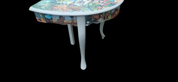 Tisch Holztisch Kindlich Märchen Shabby Vintage Upcycling Max – Bild 2