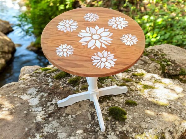 Tisch Beistelltisch shabby Vintage Upcycling Henri – Bild 6