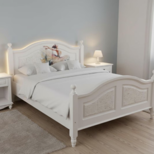 Vintage Doppelbett „Princess“ – Ballerina Bett – Shabby Chic Upcycling