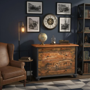 Vintage Kommode „Klaus“ – industrielles Upcycling Unikat