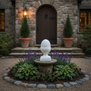 Dekorativer Zapfen im nostalgischen Landhausstil