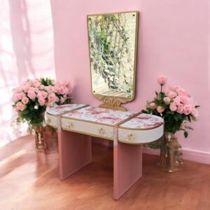 Schminktisch Spiegeltisch Tisch Shabby upcycling Mei