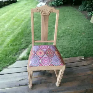 Stuhl Natur Holz Modern Vintage Upcycling