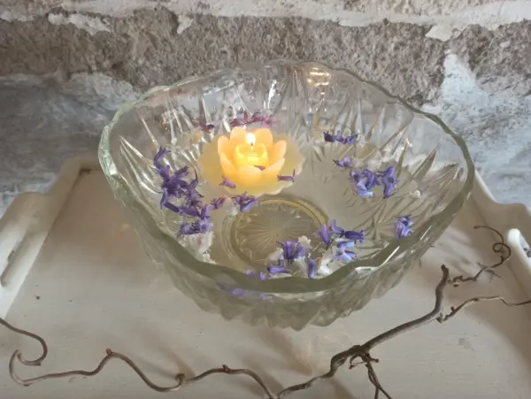 Schale Schüssel Glas Dick Groß Schwer Dekoschale Glasschale