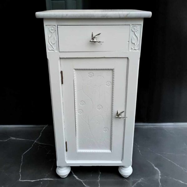 Vintage Upcycling Beistelltisch Nachtschränkchen Shabby Line