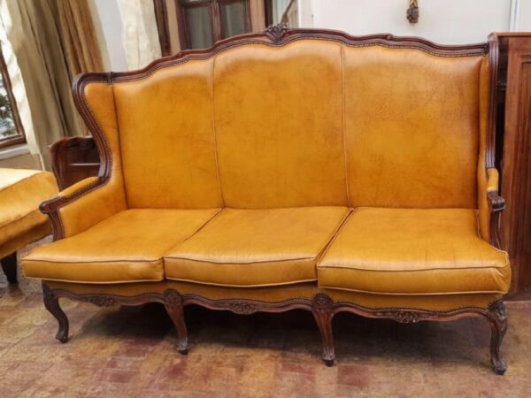 Couch Ledercouch Bank Albert – Bild 2