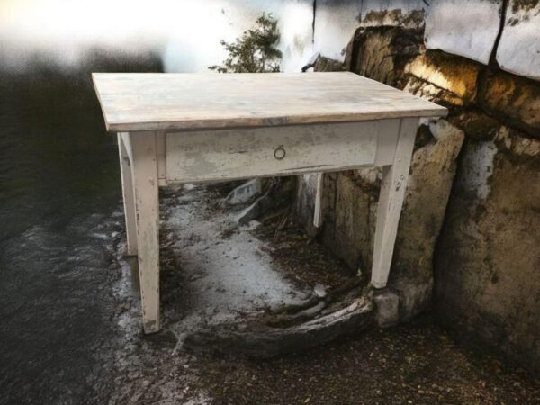 Tisch Küchentisch Arbeitstisch Shabby Holz Upcycling Opa Oskar