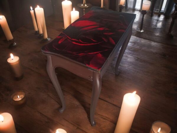 Tisch Spieltisch Klapptisch Shabby Vintage Upcycling Mila – Bild 5