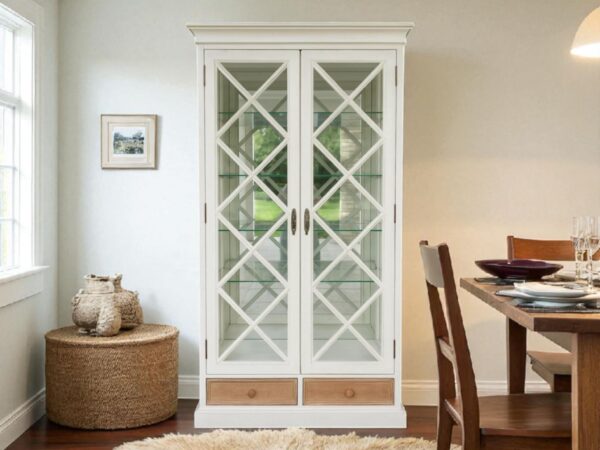 Vitrine Glasschrank Schrank Else Vintage Shabby Upcycling