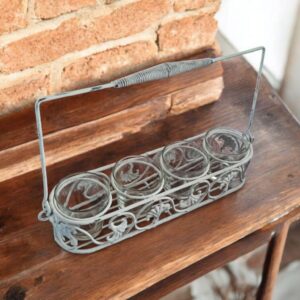 Teelichthalter Shabby Retro Eisenhalter