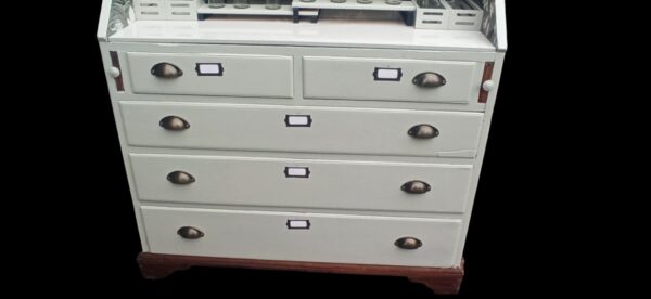 Teeschrank Kräuterschrank Buffet Vintage Upcycling Benno – Bild 4