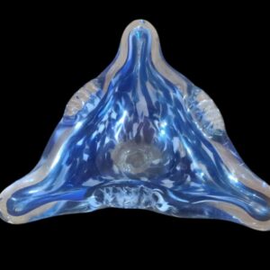 Vintage Glas-Schale Mundgeblasenes Studioglas Murano