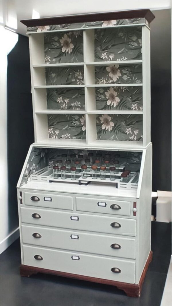 Teeschrank Kräuterschrank Buffet Vintage Upcycling Benno – Bild 7