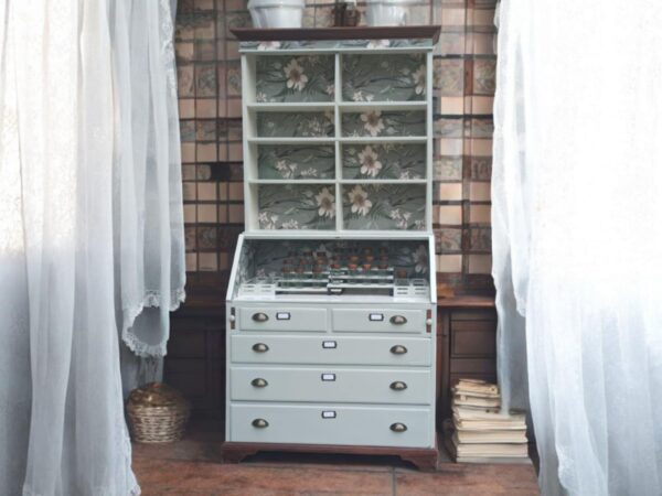 Teeschrank Kräuterschrank Buffet Vintage Upcycling Benno – Bild 10