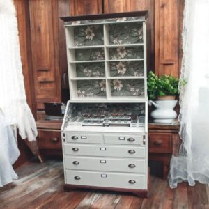 Teeschrank Kräuterschrank Buffet Vintage Upcycling Benno