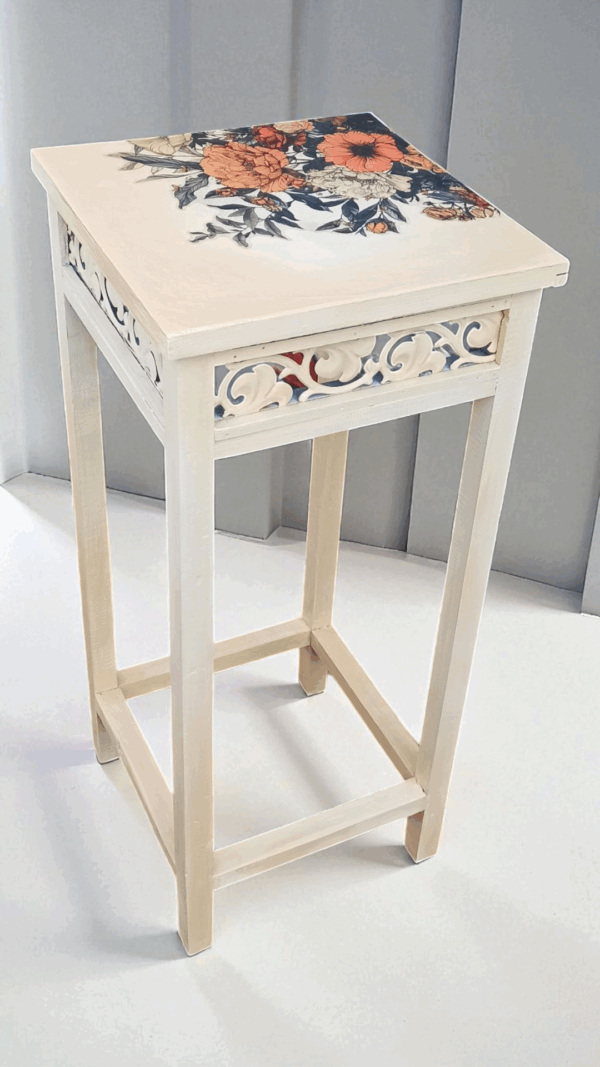 Blumenhocker Upcycling Shabby Vintage Sansi – Bild 5