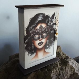 Schlüsselkasten Schlüsselbrett Shabby Vintage Upcycling Anna-Lena