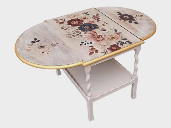 Tisch Beistelltisch Klapptisch Shabby Vintage Upcycling Verena – Bild 5