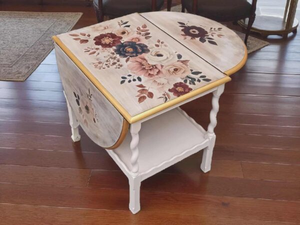 Tisch Beistelltisch Klapptisch Shabby Vintage Upcycling Verena – Bild 4