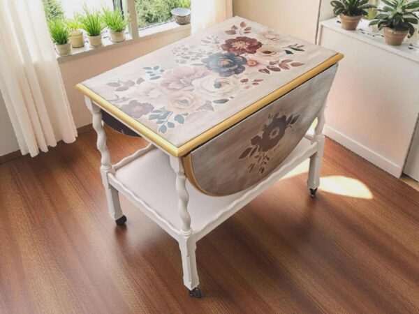 Tisch Beistelltisch Klapptisch Shabby Vintage Upcycling Verena – Bild 6